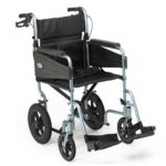 Days Healthcare Escape Lite Attendant-Propelled Wheelchair - Silver Blue